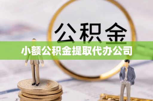 闽侯小额公积金提取代办公司
