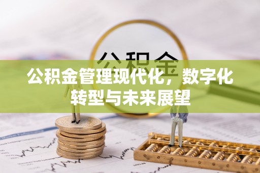 闽侯公积金管理现代化，数字化转型与未来展望
