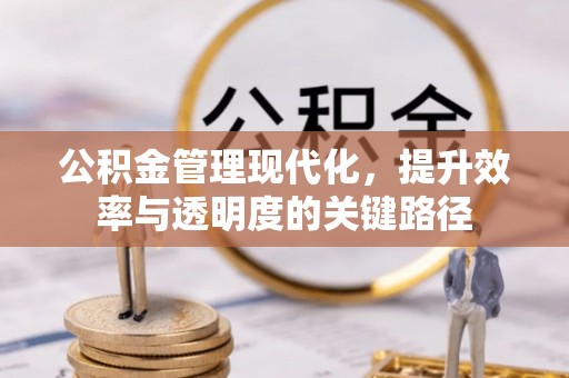 闽侯公积金管理现代化，提升效率与透明度的关键路径
